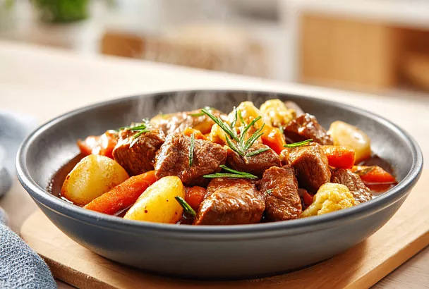 Домашнее жаркое с мясом и овощами: сочное, ароматное и как у бабушки
