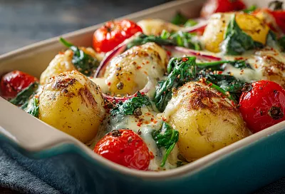 Простой и вкусный ужин: запеченный картофель с начинкой