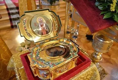 На Кубани встретили мощи святителя Тихона