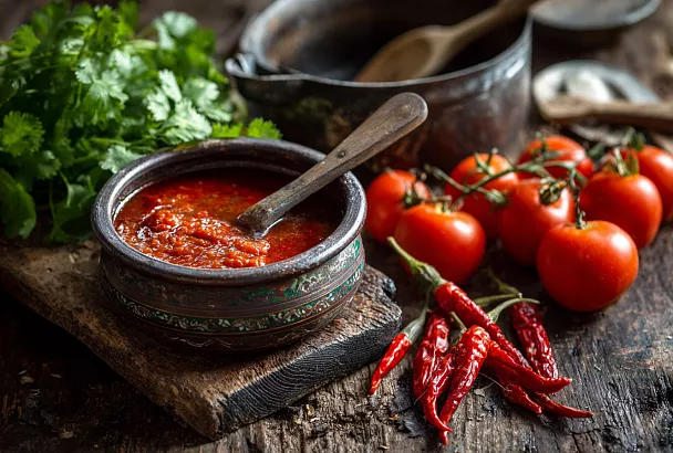 Грузинский сацебели без блендера? Нет — через сито получается шелковистым