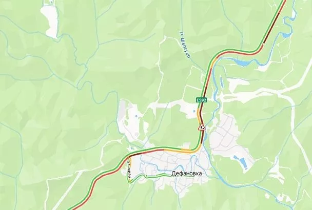 10-километровая пробка образовалась на трассе М-4 «Дон» по пути с курортов в сторону Краснодара