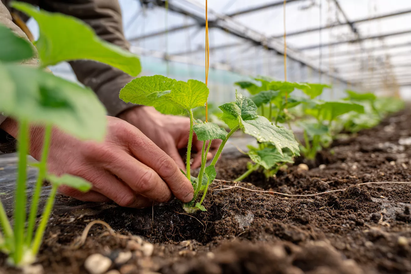 Высадка рассады огурцов в отапливаемую теплицу в середине апреля: самые важные советы