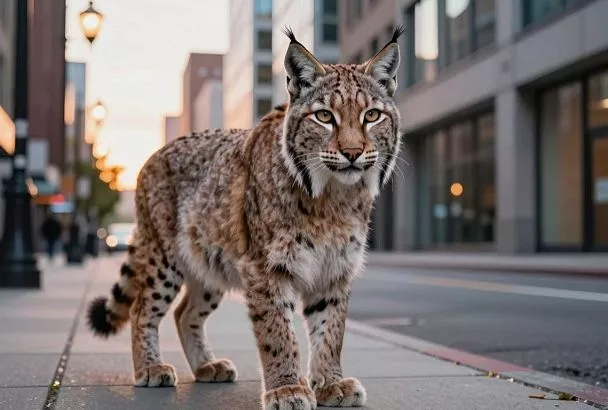 Краснокнижный хищник вышел на охоту в города центральной России