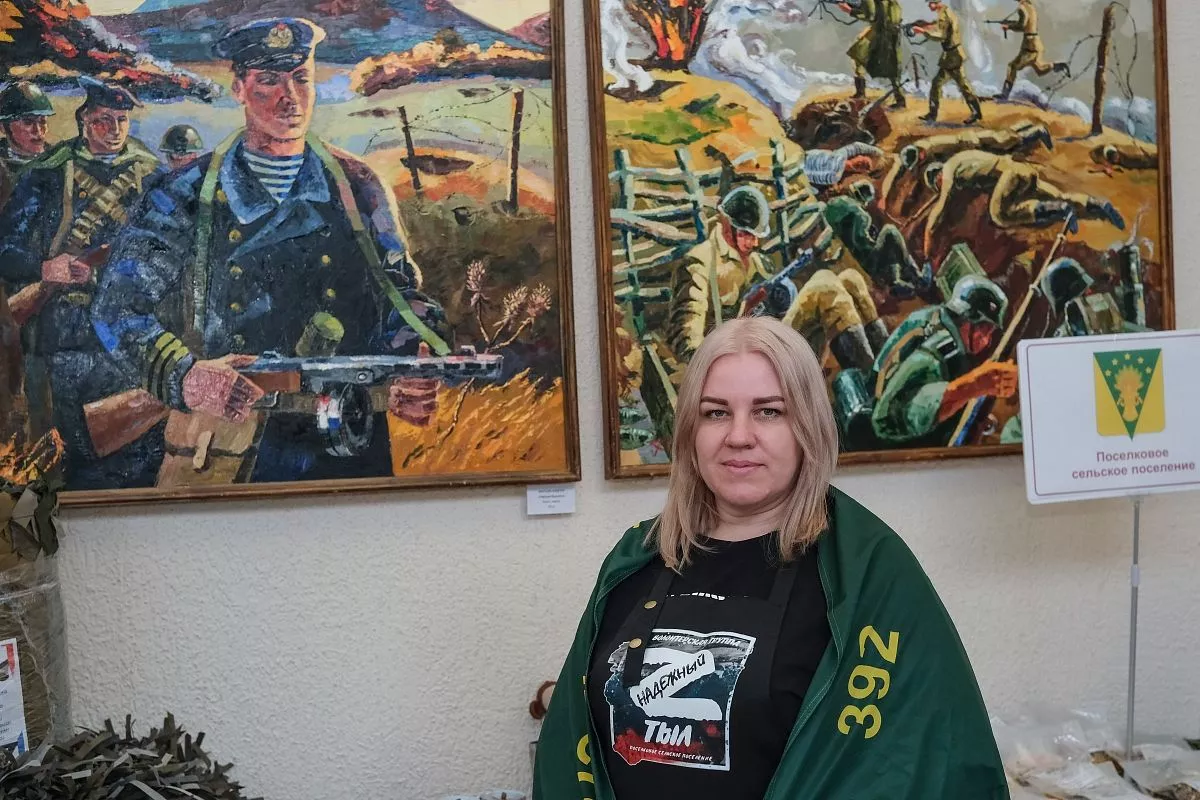 Светлана Симоненко, руководитель волонтерской группы "Надежный тыл". Светлана Симоненко, руководитель волонтерской группы "Надежный тыл".