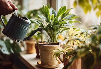 Секреты правильного полива комнатных растений