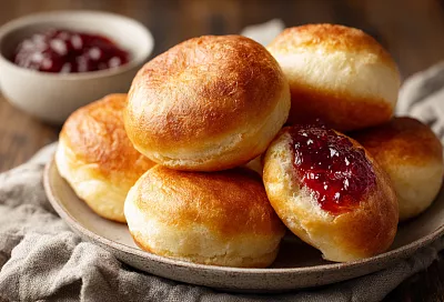 Пирожки с повидлом на дрожжевом тесте из 70-х: пышные, ароматные и с хрустящей корочкой