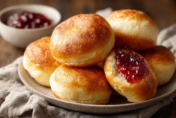 Пирожки с повидлом на дрожжевом тесте из 70-х: пышные, ароматные и с хрустящей корочкой