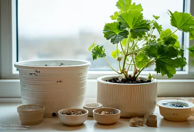 Черенки герани в январе пересаживаю: поливаю «эликсиром» — и к лету куст становится пышным