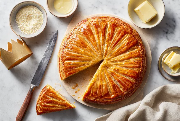 Традиционный пирог королей с нежной домашней франжипан, который покорит всех