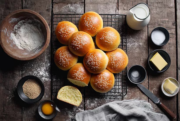 Булочки, которые делают любой бургер вкуснее чем в кафе