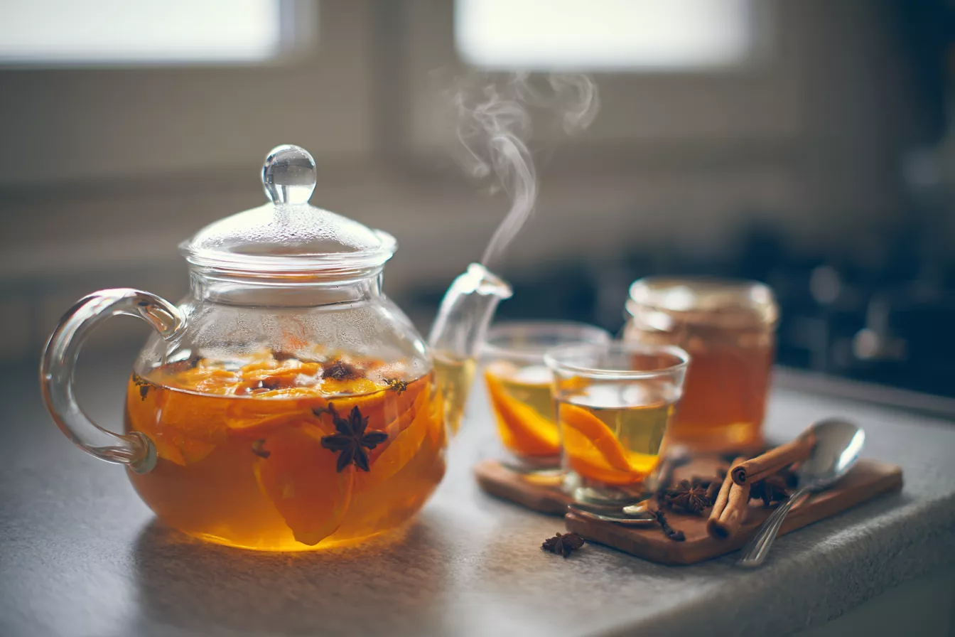 Облепиховый чай с апельсином и специями: быстро, ароматно, по-домашнему