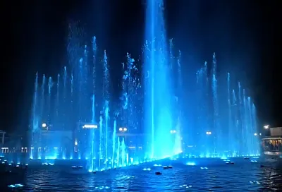Светомузыкальный фонтан запустили в курортном селе Геленджика