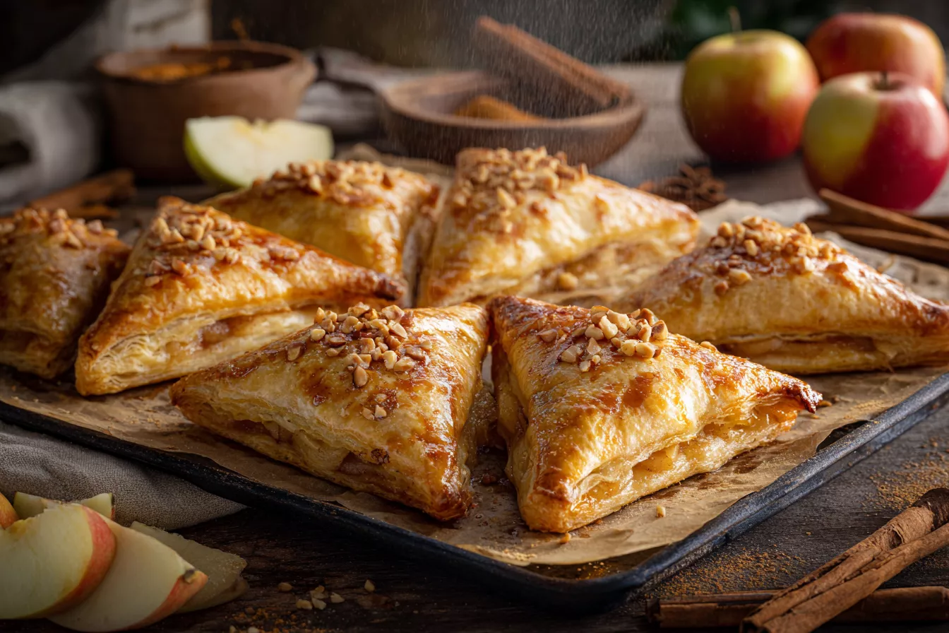 Самые быстрые яблочные слойки к чаю: 5 минут на сборку и вся семья уже бежит на запах