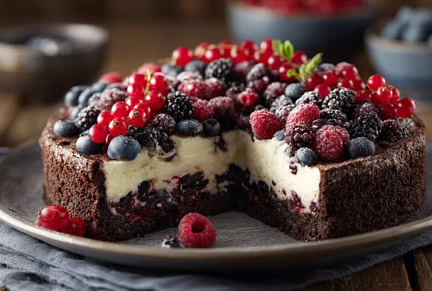 Пирог с ягодами и творогом: проще, чем торт, но невероятно вкусно