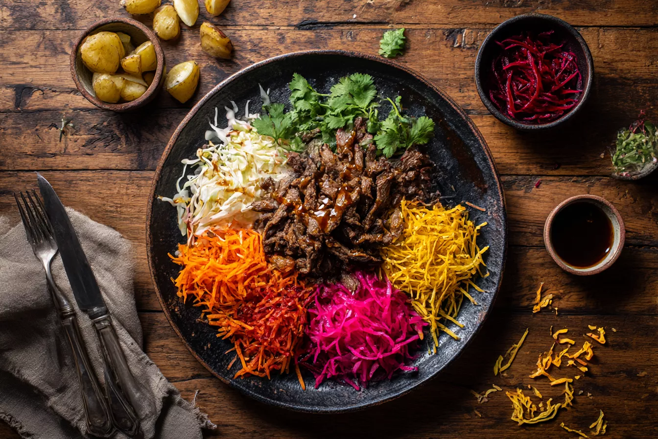 Салат «Чафан» с говядиной: яркая тарелка, где каждый ингредиент играет свою роль