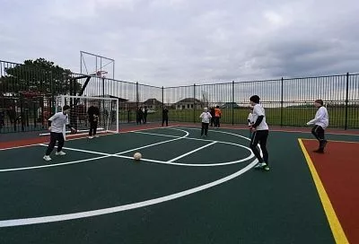 Стадион и спортплощадку открыли в Краснодарском крае