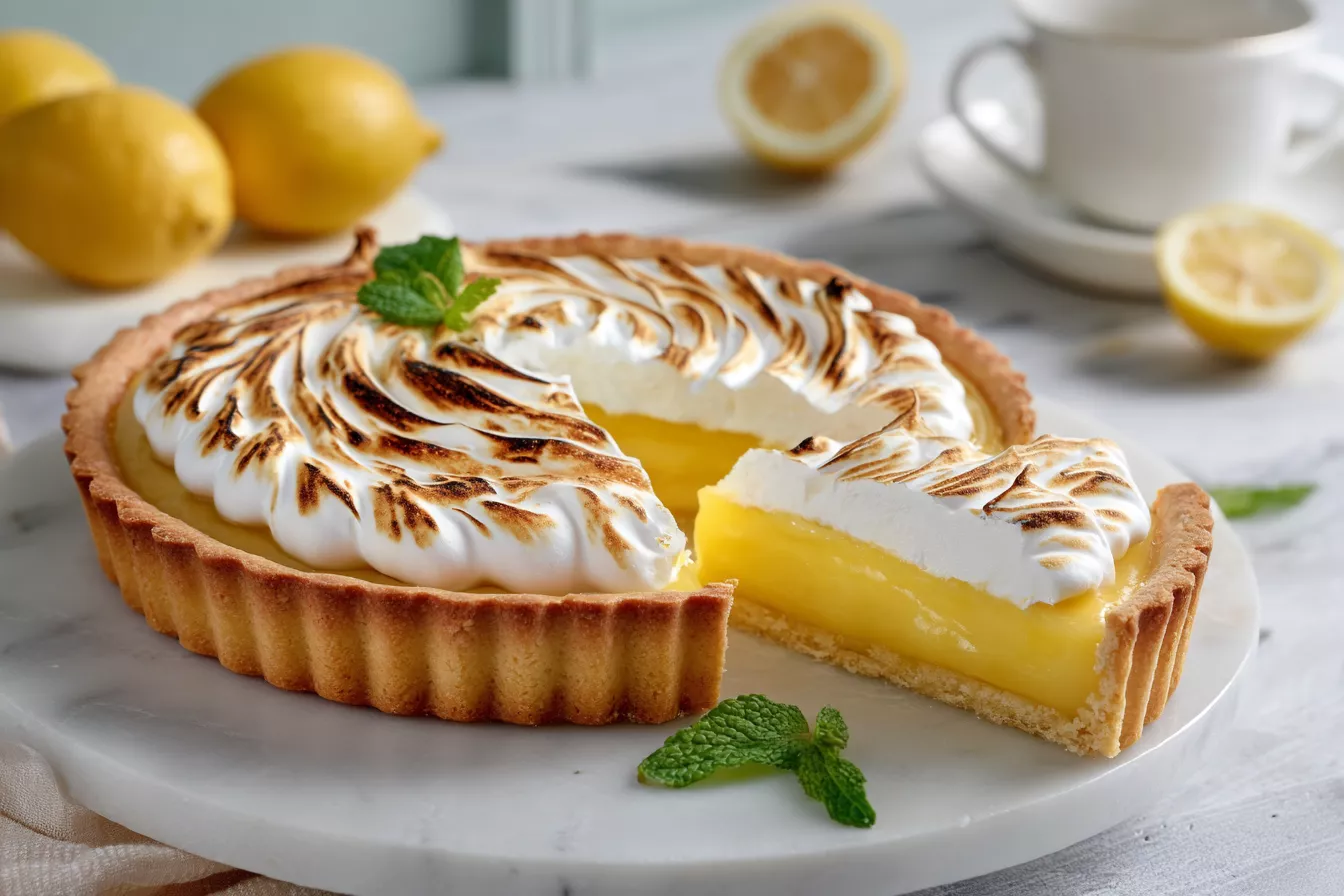 Легендарный лимонный тарт – нежный курд и воздушная меренга