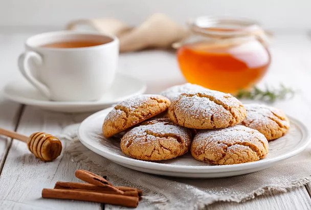 Медовое печенье с корицей: ароматное угощение за 20 минут