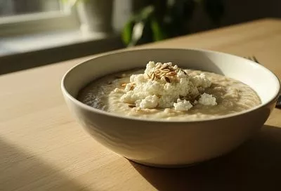 Творог в овсянке: простой способ сделать завтрак более сытным и полезным