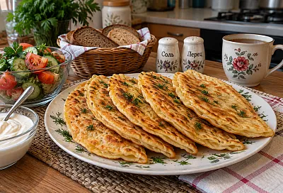 Чебуреки из лаваша с курицей и картошкой: можно выпекать и на сковороде, и в духовке