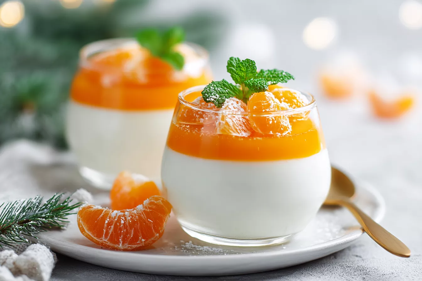 Мандариновая панакотта покорила всех: нежный десерт с ярким цитрусовым вкусом готовится за минуты