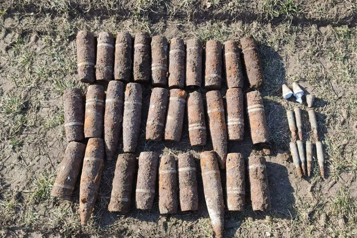 Рабочие нашли 36 боеприпасов времен войны на стройплощадке в Анапе