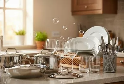 Фокус для тех, кто не хочет мыть посуду, и это не посудомойка.