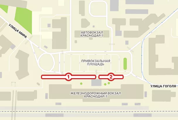 В районе ж/д вокзала «Краснодар 1» частично ограничат движение автомобилей и пешеходов