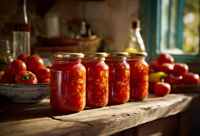 Яркое лечо из перцев и томатов: зимняя заготовка за час