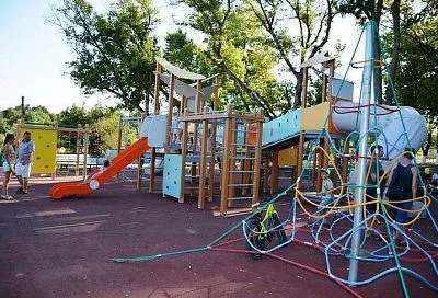 В Крымском районе после реконструкции в рамках нацпроекта открылся парк