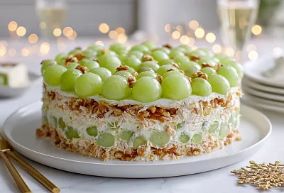 Новогодний салат с необычной заправкой: заменила майонез на сырный соус с яйцом, и на праздничном столе его сметают первым