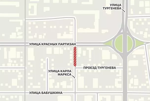 Движение транспорта перекроют на ночь по участку улицы Карла Маркса в Краснодаре 