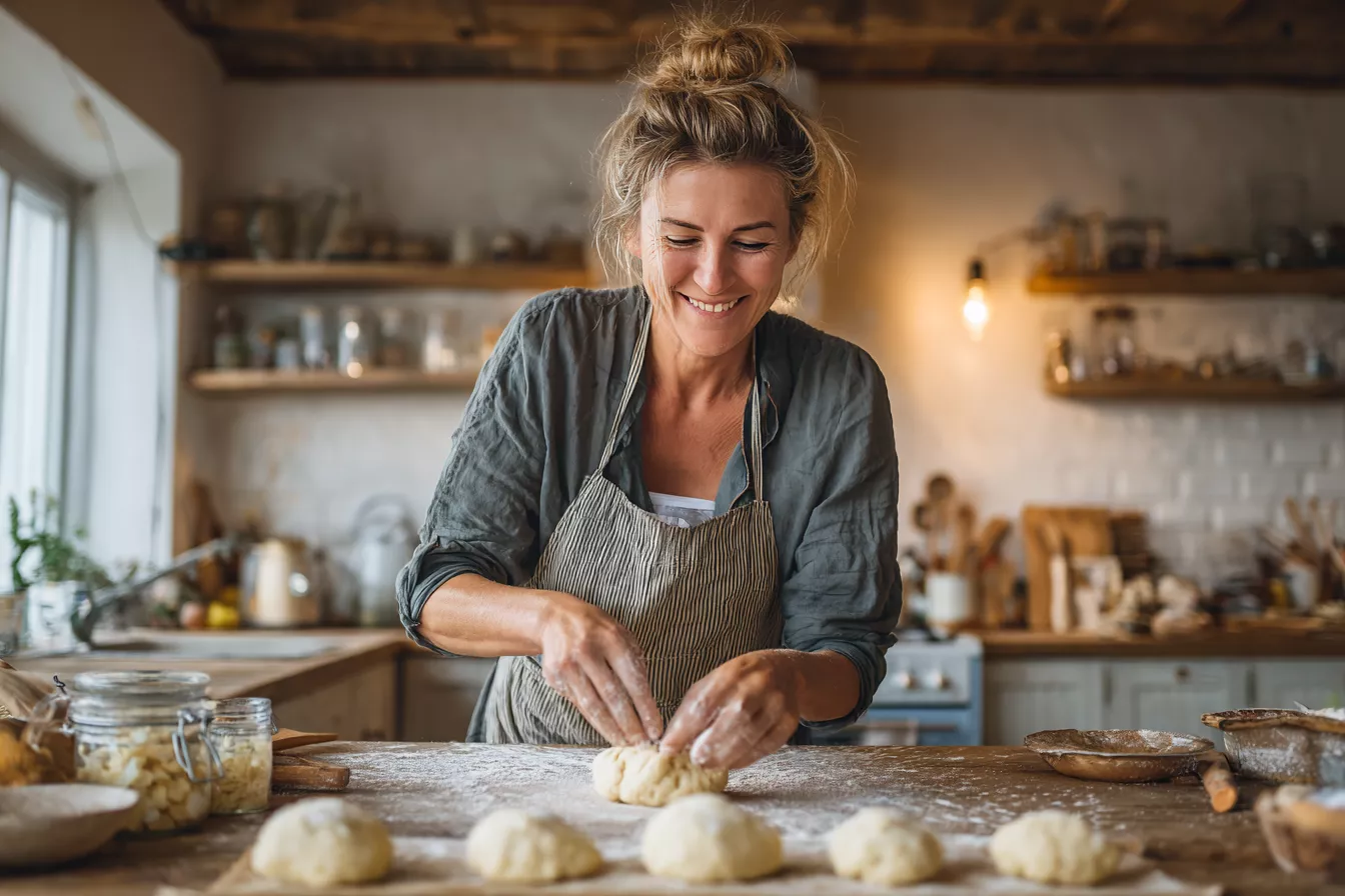 Творожные булочки с яблоком за 20 минут: мягкие, румяные, из простых продуктов