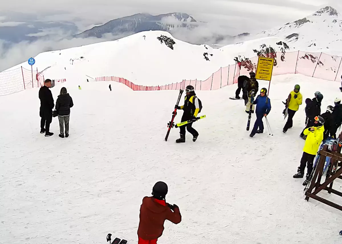 Какая высота снега в горах под Сочи