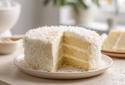 Нежнейший кокосовый пирог без пропитки по методу "три стакана"— тает во рту и готовится без весов