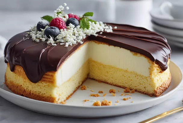 Торт Птичье молоко на агаре – суфле как облако, готов за 3 часа