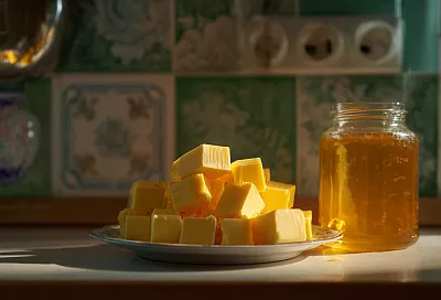 Простой способ готовить как в деревне: топлёное масло на год вперёд