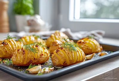 Картошка в духовке с чесночной корочкой: хрустящая снаружи, нежная внутри