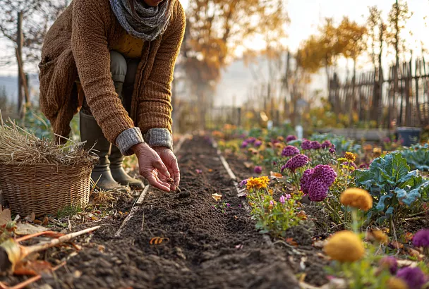Подзимний посев цветов: красота и экономия времени
