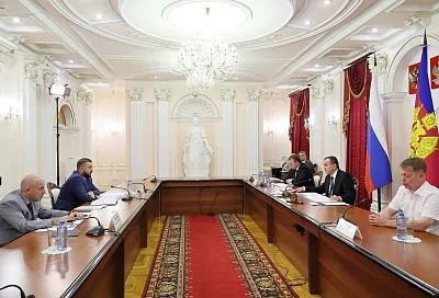 Губернатор Вениамин Кондратьев встретился с новым руководителем Управления автомобильных дорог «Черноморье»