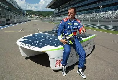 Протестированный на трассе в Сочи солнцемобиль получил приз на гонке в США