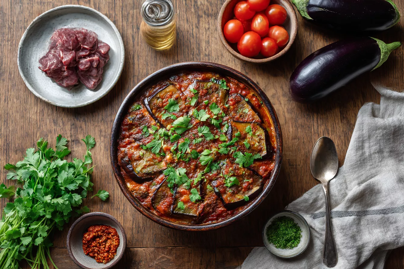 Собираем мясо с баклажанами по-грузински — и после первого раза вы будете возвращаться к этому вкусу снова