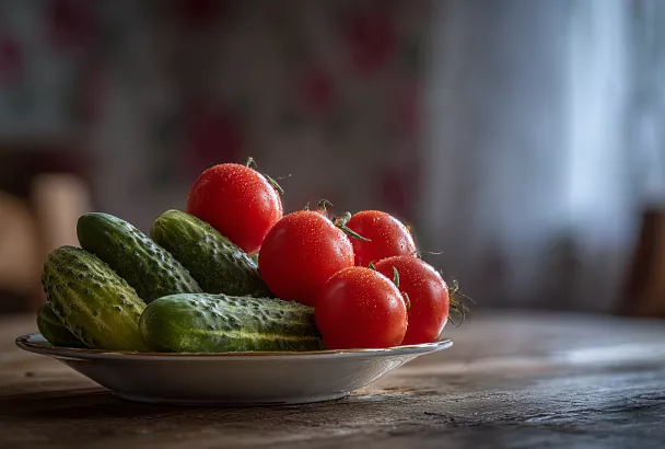 Хрустящие огурцы в томатной заливке: ароматная заготовка на зиму