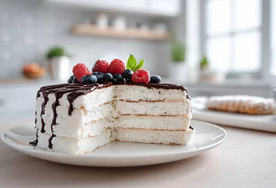 Белковый торт без муки и крахмала: нежный, вкусный и безопасный для фигуры