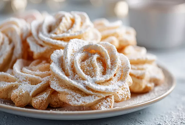 Печенье «Крылья ангела» с ореховой меренгой по старинному рецепту — нежное и очень красивое