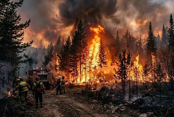 Лесной пожар под Парижем стремительно разрастается: огонь охватил почти 2 тысячи гектаров