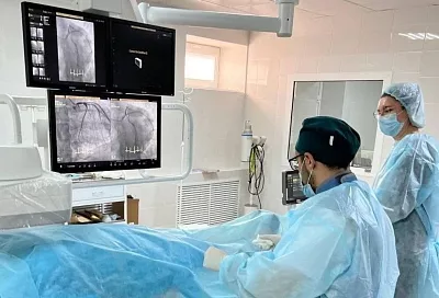 С начала года в региональных сосудистых центрах Краснодарского края провели более 9 тысяч коронарных вмешательств