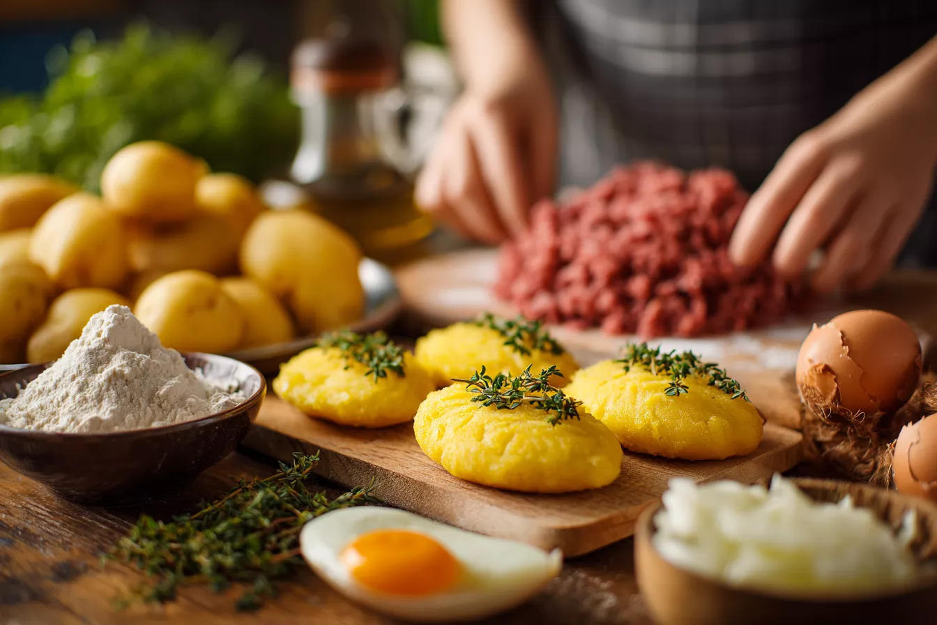 Картофельные зразы с мясом: нежные пирожки с сочной начинкой за 30 минут