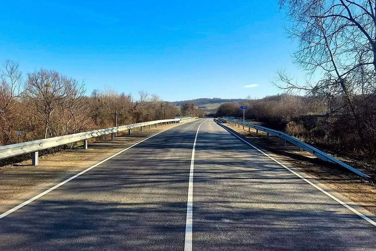 Участок дороги отремонтировали в Северском районе по нацпроекту «Инфраструктура для жизни» 