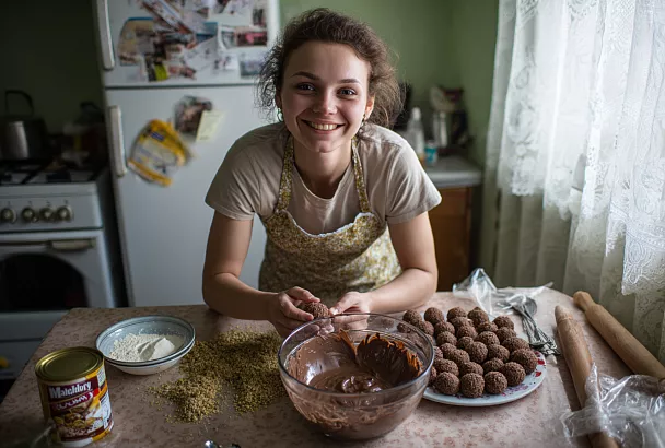 Шоколадные «пирожные без печи»: 15 минут работы, дальше холодильник делает вкус